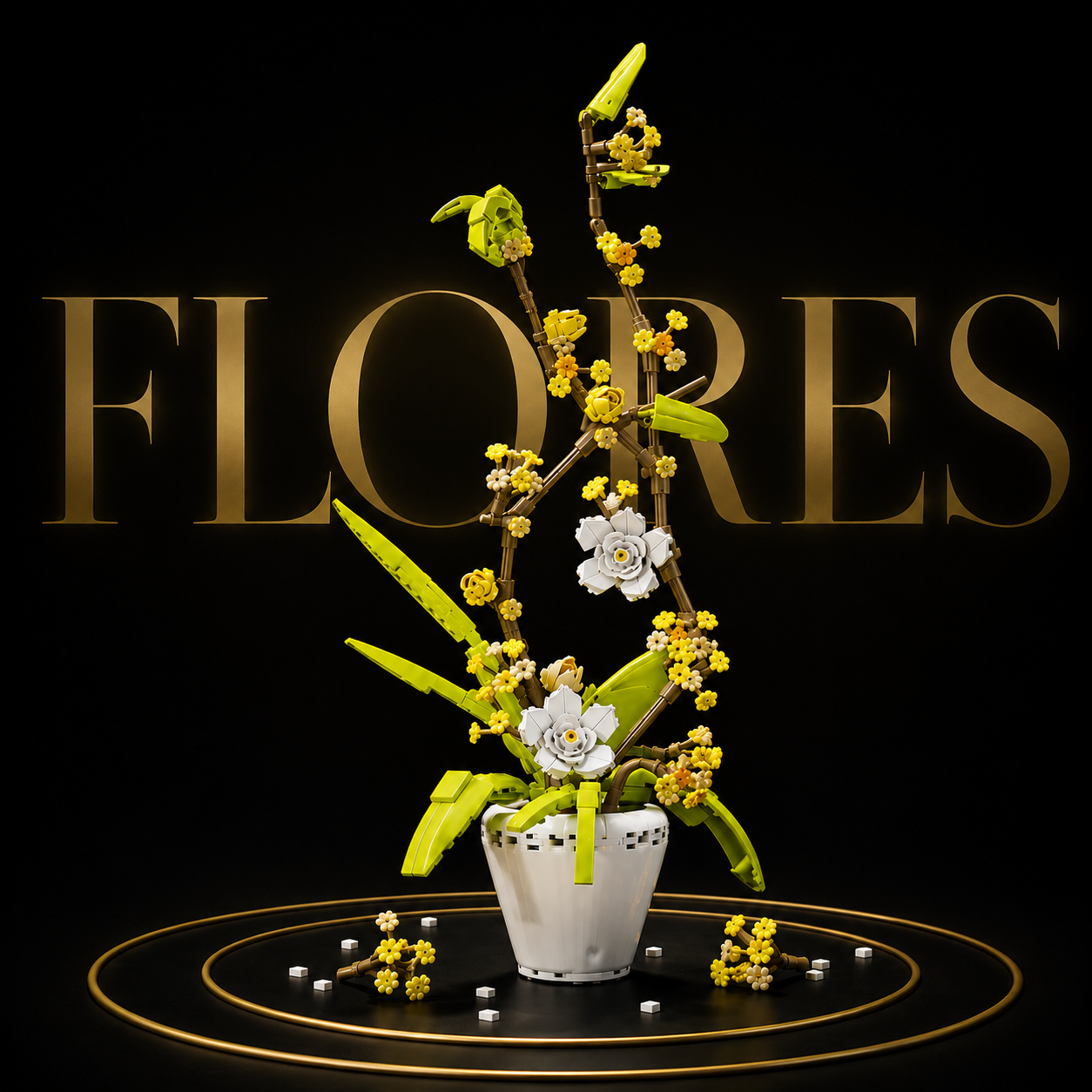 Blocos de Montar Flores para Adultos | Arkadia Brasil
