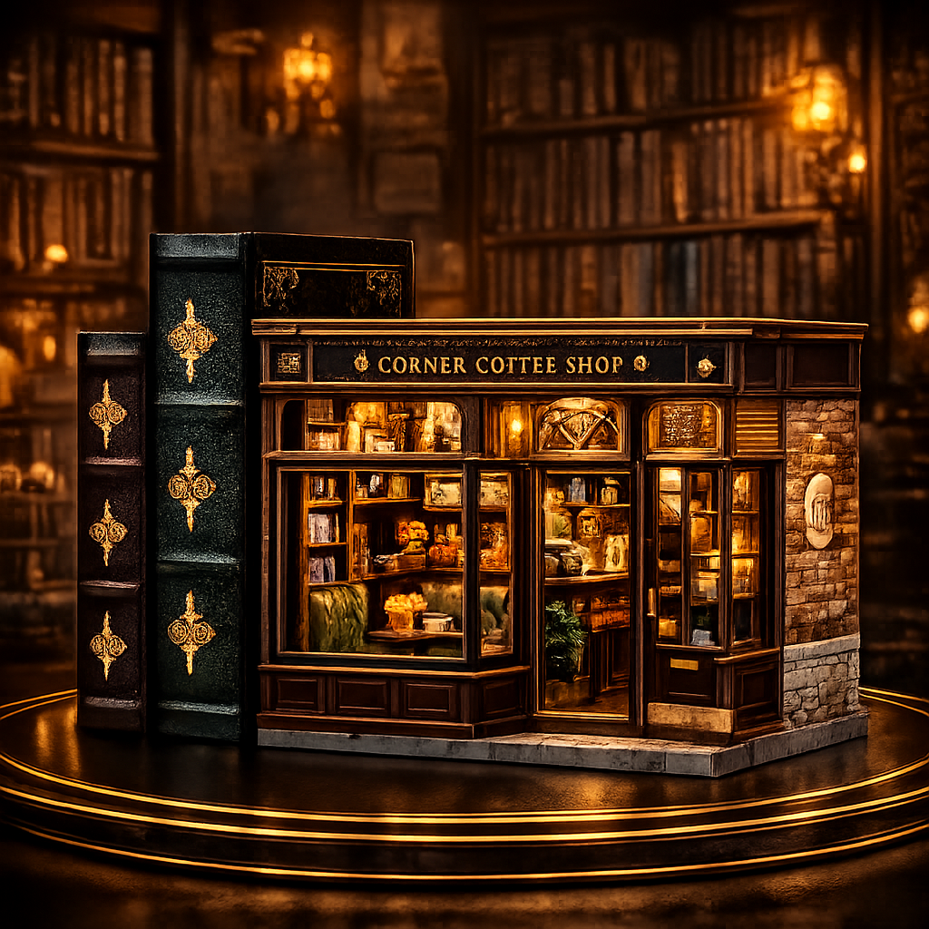 Cafeteria Vintage — Kit de Montar em Madeira
